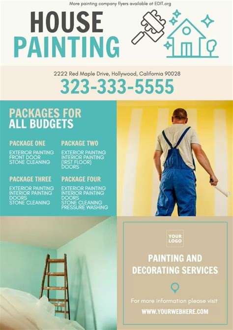 Design tips for creating an effective painting company flyer