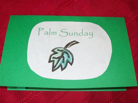 Palm Sunday craft printables for kids