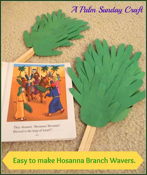 Palm Sunday crafts for kids