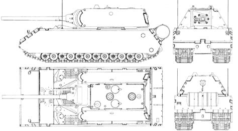 Panzer VIII Maus Blueprints