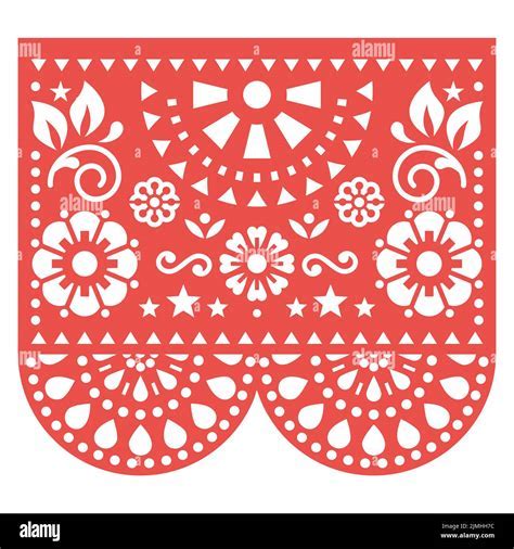 A papel picado design featuring Day of the Dead motifs