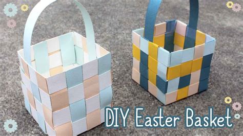 Paper Easter Basket Making