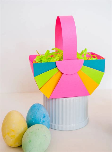 Paper Easter Basket Template