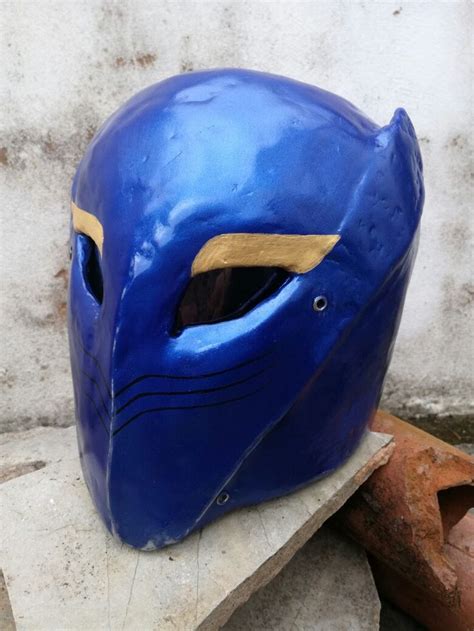 Paper Mache Red Hood Helmet