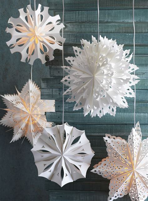 Paper Snowflake Lights