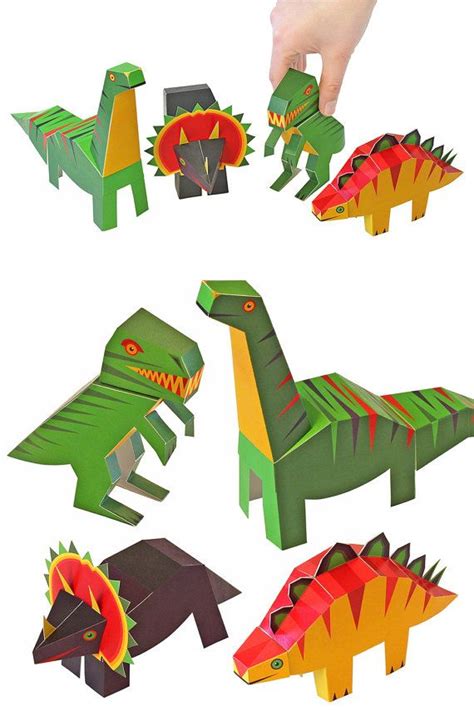 Papercraft 3d Dinosaurs Foam Board