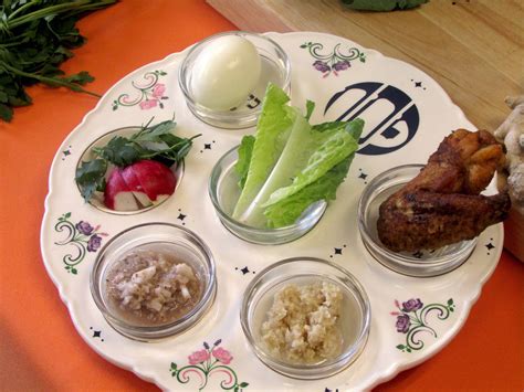 Traditional Passover Seder foods