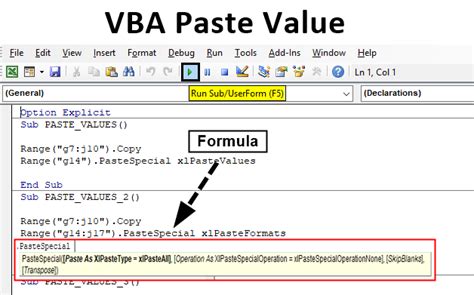 Pasting Values in Excel VBA Range Value