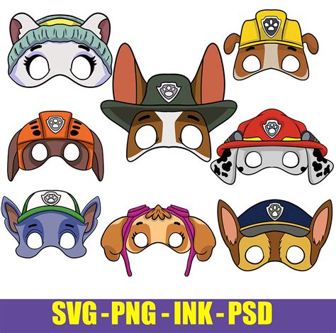 Paw Patrol Mask Crafts