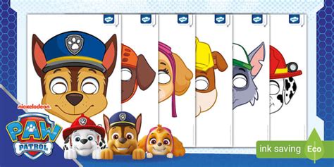 Paw Patrol Mask Printable Activities