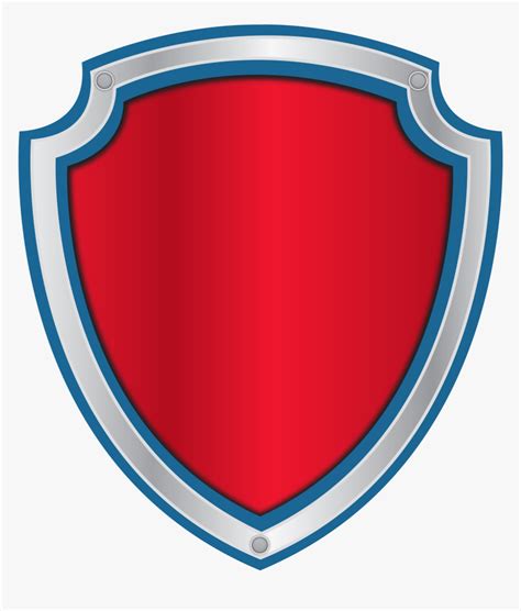 Paw Patrol Shield Template Design Image 2