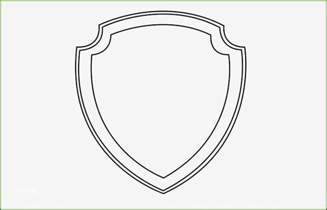 Paw Patrol Shield Template Design Your Own