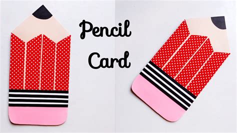 Pencil Teacher Birthday Card