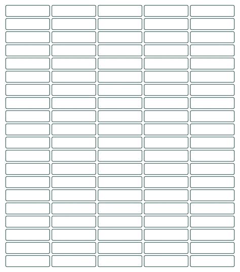 Pendaflex Printable Tab Inserts Template