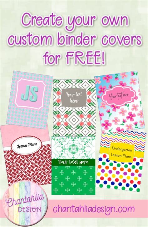 Personalized binder covers