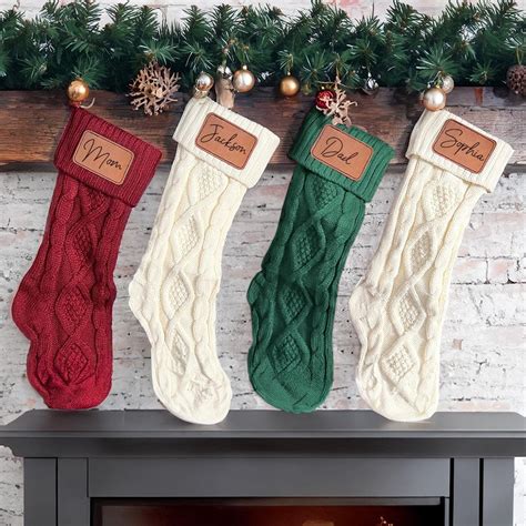 Personalized Christmas Stockings with Monogram