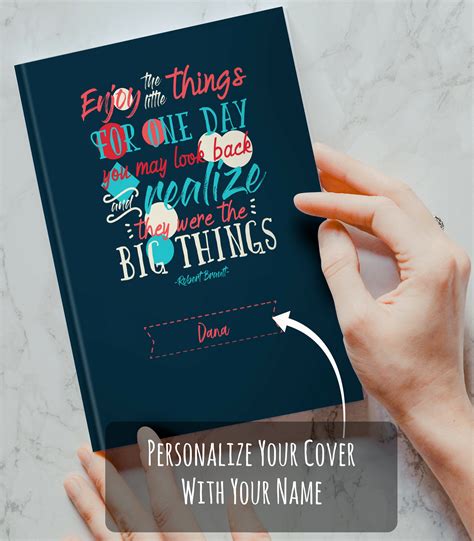 Personalized journal template