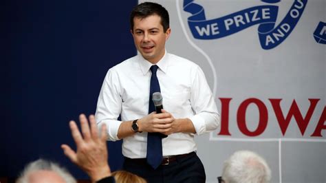 Pete Buttigieg meeting voters