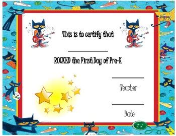 Pete the Cat Certificate 10