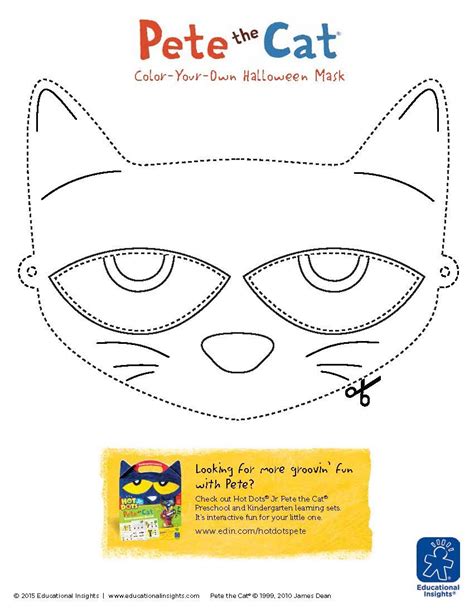 Pete the Cat Face Templates