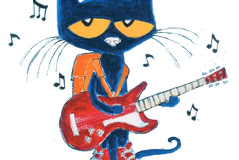 Pete the Cat Playing Guitar