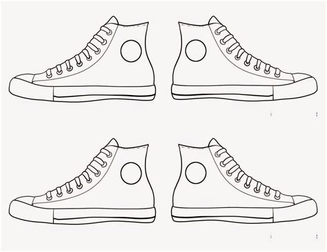 Pete the Cat Printable Shoe Templates Creative