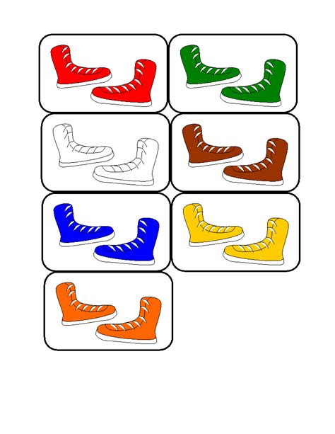 Pete the Cat Printable Shoe Templates Themed