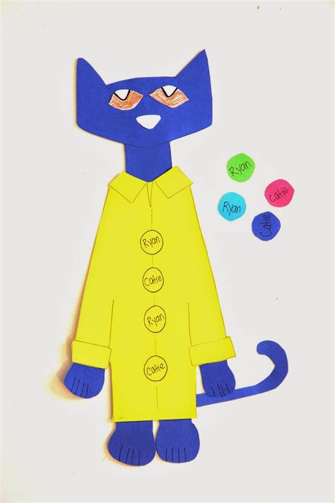 Pete the Cat Template Activities