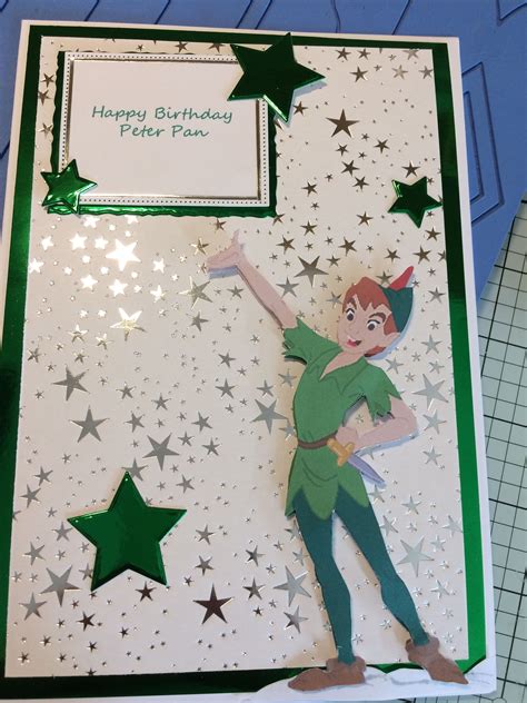 Peter Pan Birthday Card Design