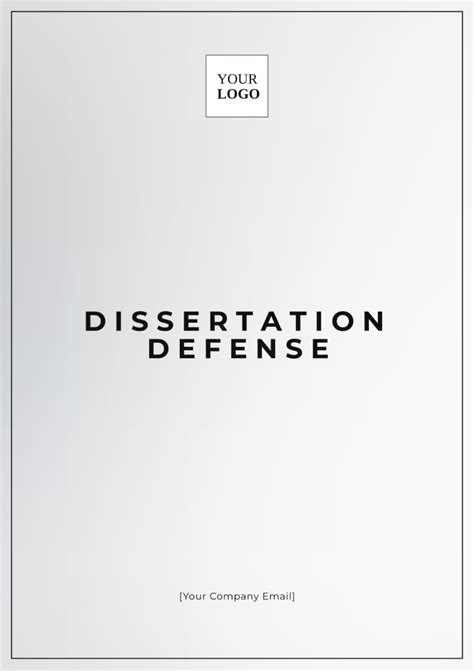 PhD Thesis Defense Template by PowerPoint Template