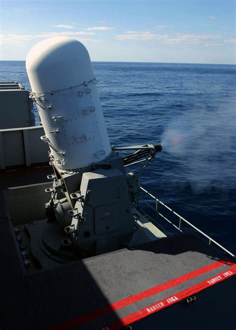 Phalanx CIWS on Aircraft Carrier