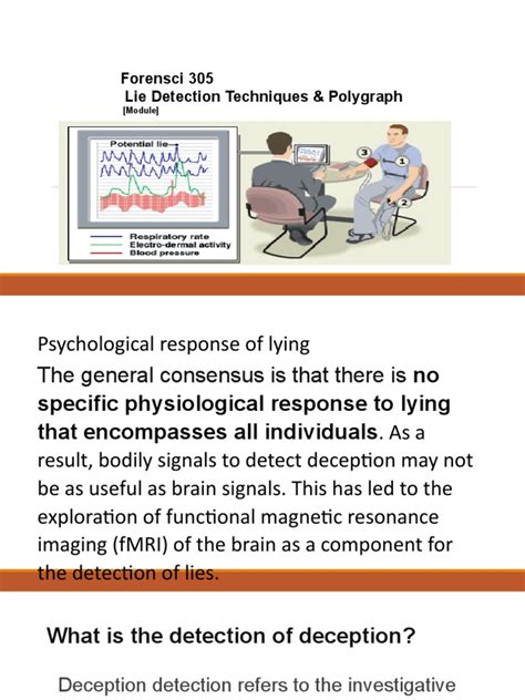 Physiological Responses Lie Detection