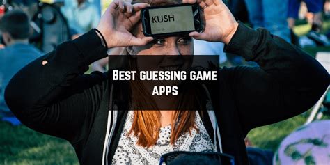 A person playing a picture title guessing game on their phone