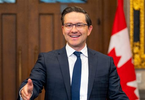 Pierre Poilievre speaking at a Conservative Party event