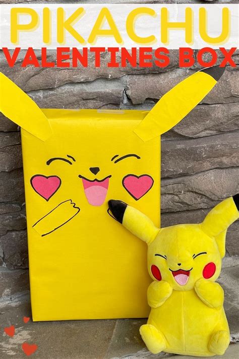 Pikachu Valentine Box Designs