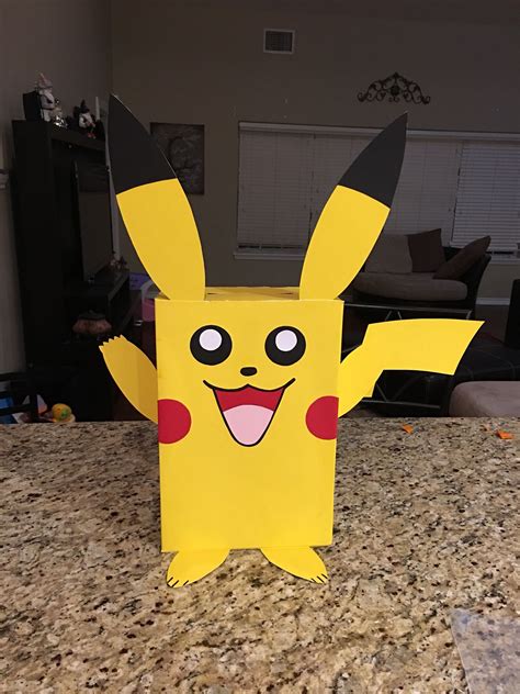 Pikachu Valentine Box Templates