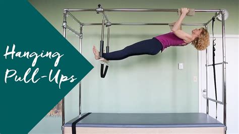 Pilates bar pull-ups exercise