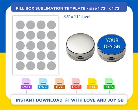 Pill Box Template