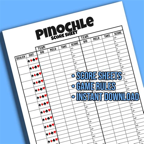 Pinochle scoring