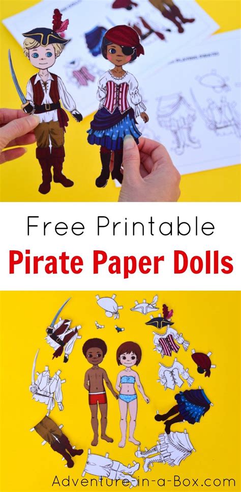 Pirate Paper Dolls