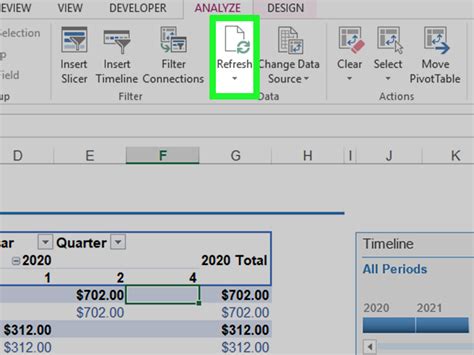 Pivot Table Editing Tips