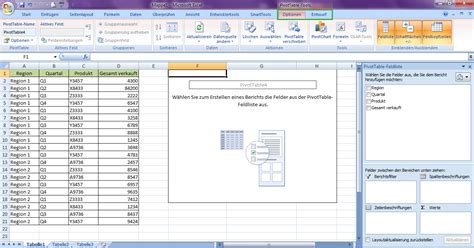 Pivot Table Tools