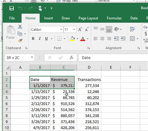 Pivot Table Tutorial Step 1