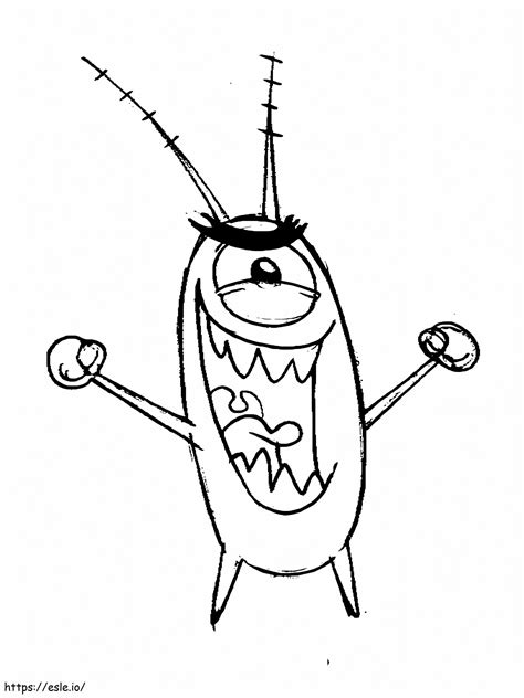 Plankton Coloring Printables