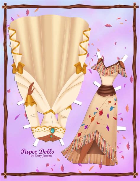 Pocahontas Paper Doll