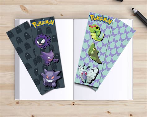 Pokémon Bookmark Printable Image 2