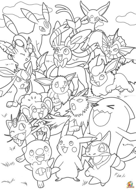 Pokémon Coloring Pages Free