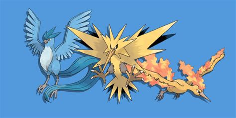 Description of Pokémon Games Featuring Legendary Birds