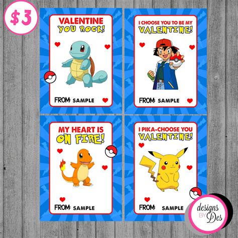 Pokémon Valentine's Day Card 4