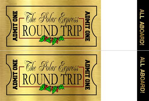 Polar Express Ticket Ideas